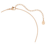 Idyllia setMixed cuts, Heart with arrow, White, Rose gold-tone plated